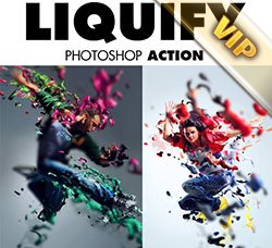 PS动作：Liquify Photoshop Action